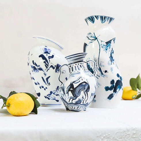 Ваза Seletti Floral Delft Classics on Acid 11292