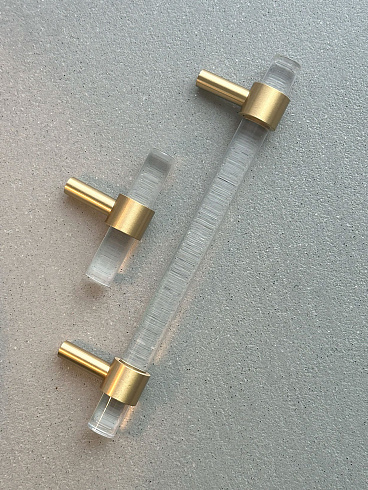 Ручка-кнопка Delight Collection Crystal Crystal PC0090-T55