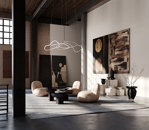 Люстра 101 Copenhagen Ghost Big Chrome Ghost 242013