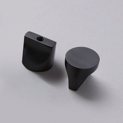 Ручка-кнопка DoorPull HK002 black HK001