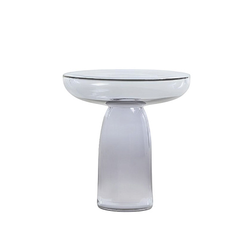Приставной столик MOGG Olo Glass 45 Steel Olo MOL15045VS+Steel