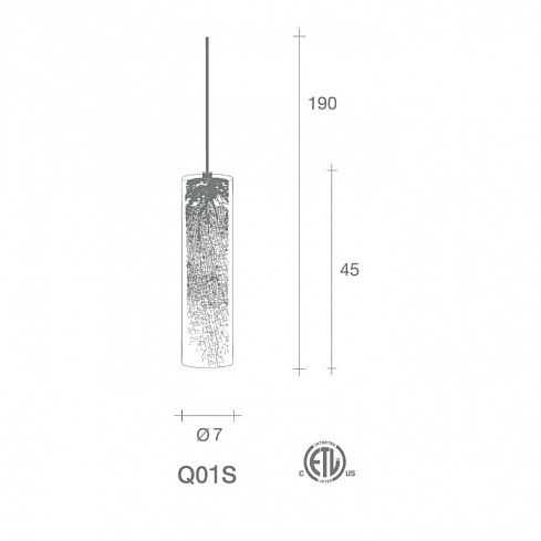 Подвесной светильник Terzani Frame Frame