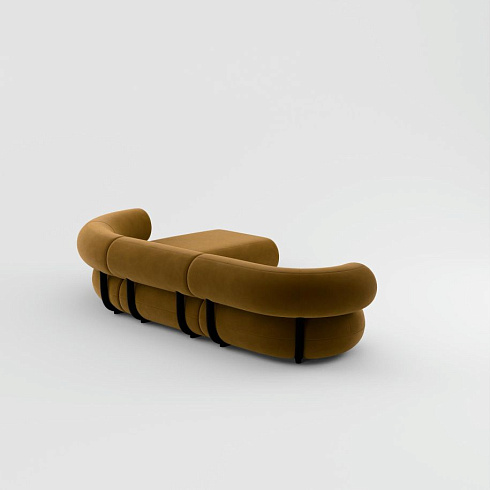 Диван Tom Dixon FAT L-Shaped Modular - Configuration 3 - Gold (Royal 132) FAT Fat-Sofa-Comb3-RLFR132
