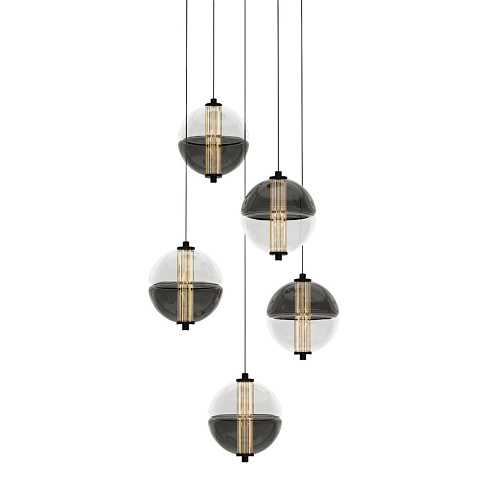 Подвесной светильник Delight Collection MD24022079-5A black/smoky MD24022079