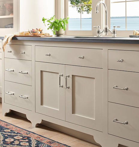 Ручка-скоба Rejuvenation Eloise L.10.2 Polished Nickel Eloise 7775602