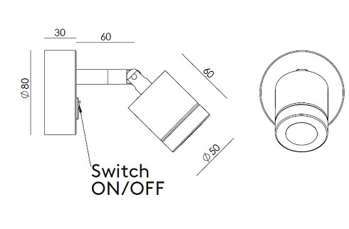 Настенный светильник Aromas del Campo Tea Gold/White Tea A1337+aget gold/white