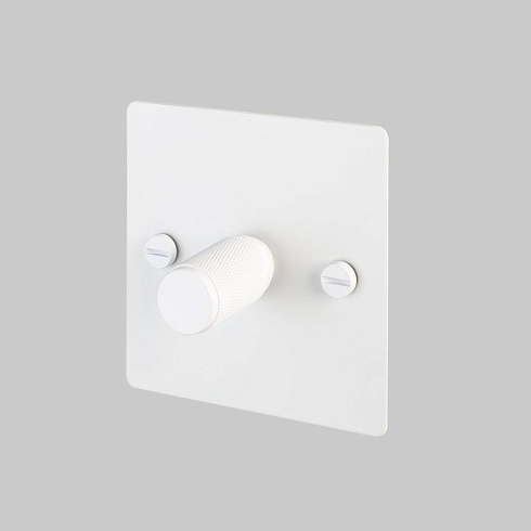 Диммер Buster and Punch 1G Cross White/white Switches UK UK-DI-CO-1G-LED-WH-A