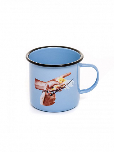 Кружка Seletti Mug Bird Toiletpaper Enamel 16860