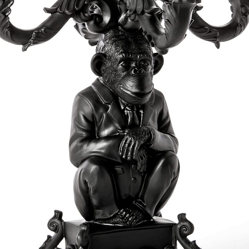 Канделябр Seletti Burlesque Chimp Black Burlesque 14870 NER