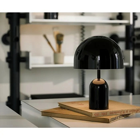 Настольная лампа Tom Dixon Bell Portable v2 black Bell BEPO11BLUN