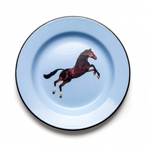 Тарелка Seletti Horse Toiletpaper Enamel 16835