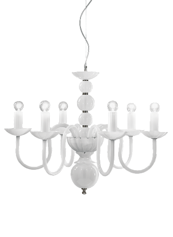 Люстра Italamp Evoque 281/6 White 281 00281064 002