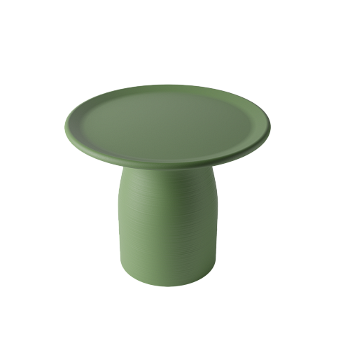 Приставной столик Qeeboo Totino 1 Low Balsam Green Totino 79011GE