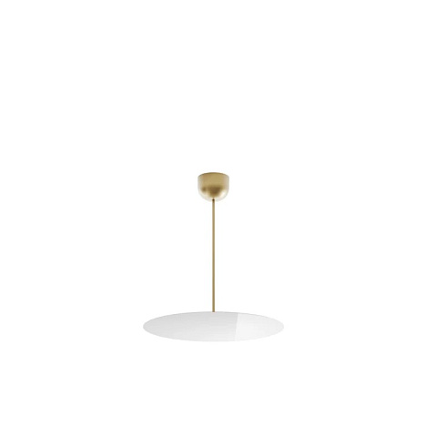 Потолочный светильник Luceplan Millimetro stem 33cm – disc Ø85cm Brass Millimetro A11S85W
