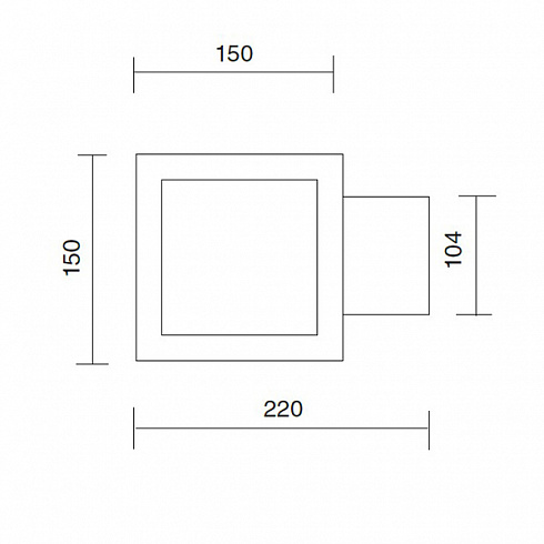 Спот Side E5280 Quadro Mono