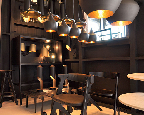 Подвесной светильник Tom Dixon Beat Fat Black LED Beat BLS02-PEUM5