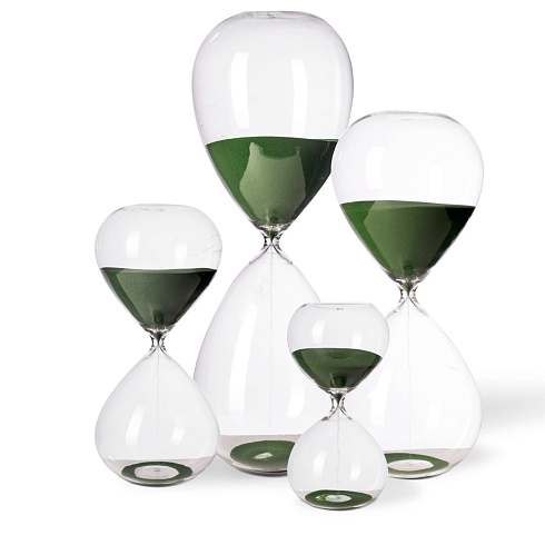 Часы Pols Potten Sandglass ball S green Sandglass 110-300-186