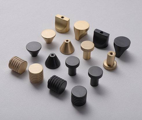 Ручка-кнопка Delight Collection HK003 brass HK001