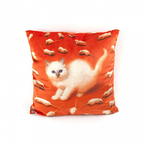 Подушка Seletti Toiletpaper Kitten Toiletpaper Cushion 02320