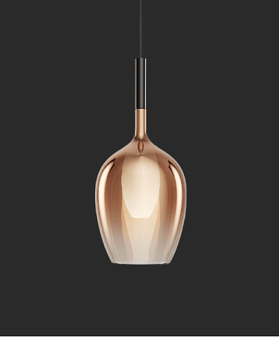 Подвесной светильник Italamp Rosè Maxi 3050/G Shiny Coating Coppered Rosè 005880S0 001