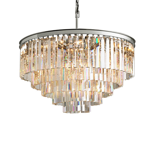 Люстра Delight Collection Odeon 10A chrome/clear 1920s Odeon KR0387P-10A chrome/clear