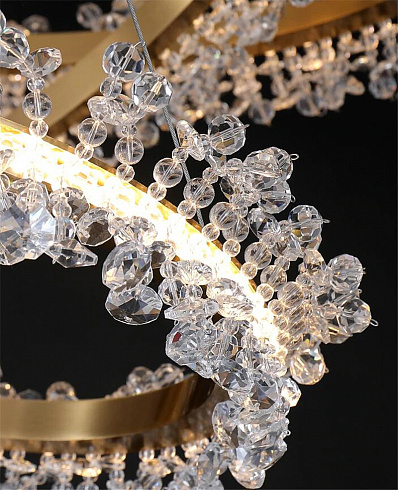 Люстра Delight Collection OMK8832-80+60+40 gold MD-012 OMK8832-80+60+40 gold (D3339)