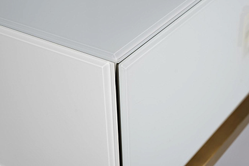 Консоль белая 2 ящика  см Garda Decor KFG070 