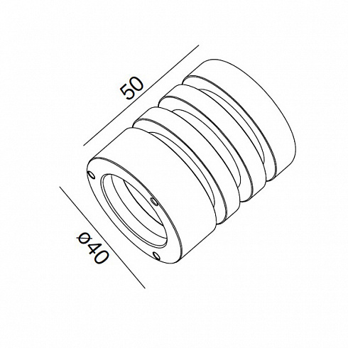 Встраиваемый светильник Wever & Ducre 800051 MIMO 50 concrete box MIMO