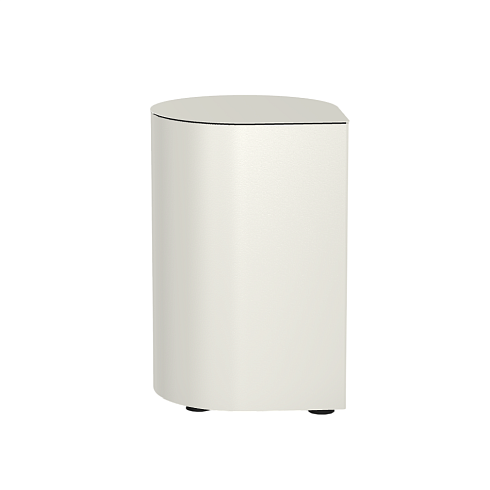 Журнальный столик Midj Drop Metal D35 H55 White Pearl Drop T24003555MT+EF