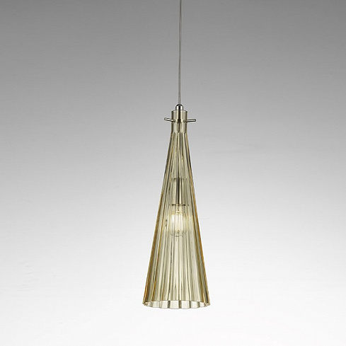 Подвесной светильник Selene Illuminazione Costa Rica nickel/amber Costa Rica 2810-003024