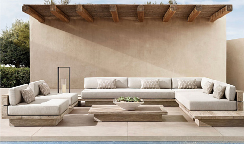 Пуф Delight Collection Outdoor Menorca Menorca Menorca Pouf