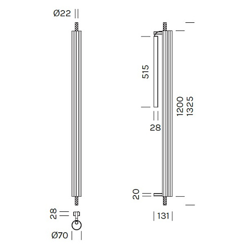 Настенный светильник Olev Trisel Ap Rich gold Trisel 4007WOROR