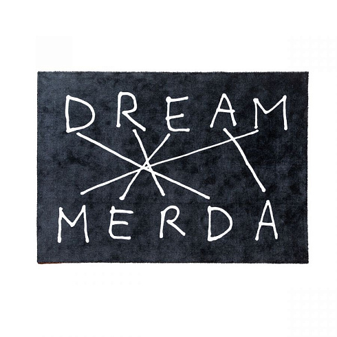 Ковер Seletti Dream-Merda Black Connection 18280