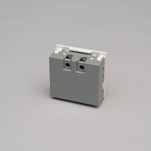 Модуль Buster and Punch USB A+A white Plates and Modules USBW-01