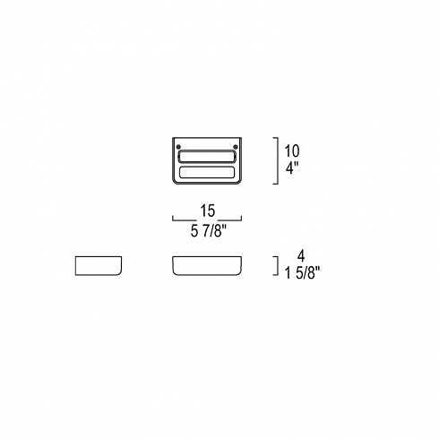 Настенный светильник Leucos ONE P ONE 0001835