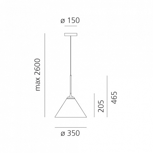 Подвесной светильник Artemide Look at Me 35 Look at Me 1451010A