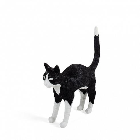 Настольная лампа Seletti Jobby The Cat Black and White Cat Lamp 15042