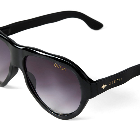 Солнцезащитные очки Seletti FLORIDA - Black Gradient SELETTI X OKKIA OKS04-BB