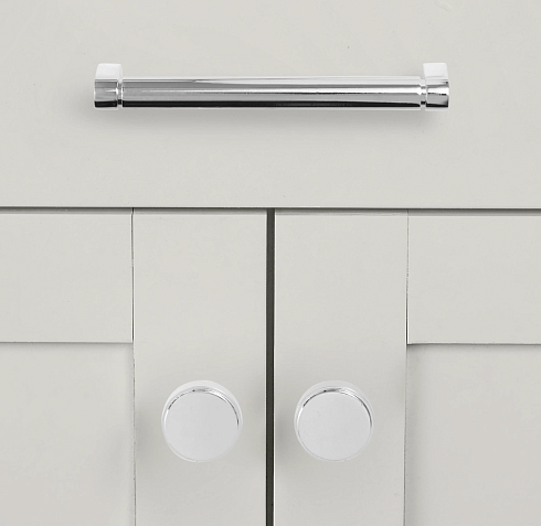 Ручка-кнопка Restoration Hardware Lambeth Smooth d2.5cm Polished Chrome Lambeth Smooth 10035092 CHR