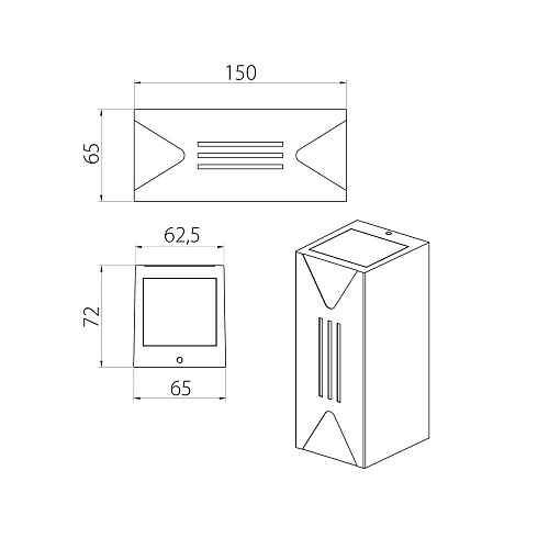 Настенные фонари Natural Concepts NC-023028-DG 
