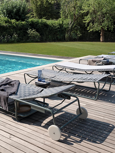 Шезлонг Gervasoni Inout 883 Pearl / Gray Inout