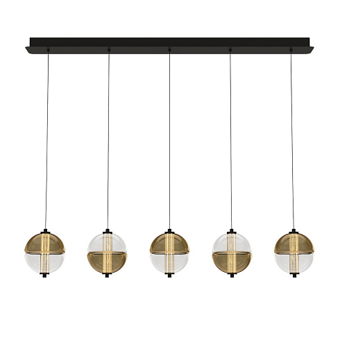 Подвесной светильник Delight Collection MD24022079-5B black/amber MD24022079