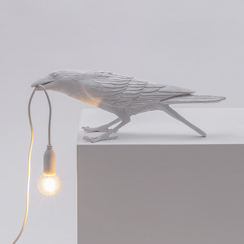Настольная лампа Seletti Bird Playing White Bird Lamp 14733