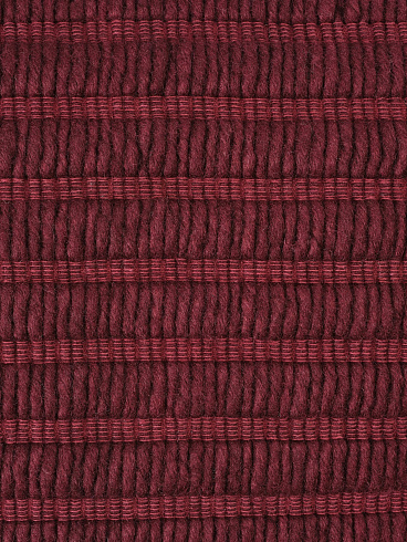 Подушка Tom Dixon Ridge 45x45 cm Burgundy Cotton Wool-Mix  Ridge RICU45BU