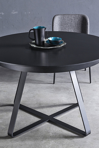 Обеденный стол Midj Paul Ceramic Paul T1970D12+grafite (EG)+rust oxide (K23)
