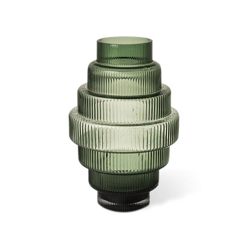 Ваза Pols Potten Steps Dark Green S Steps 140-205-386