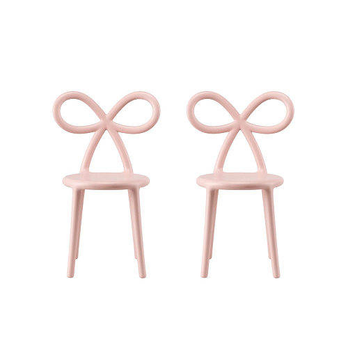 Детский стул Qeeboo Ribbon Baby pink set of 2 Ribbon 81001PI-O