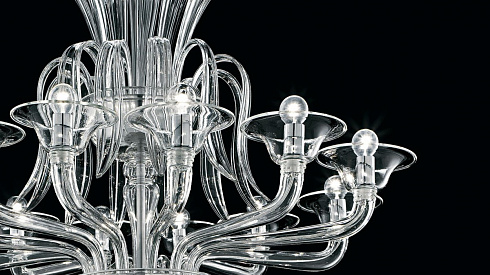 Люстра Barovier & Toso 5307/08/CC Odile 5307/08/CC/CL