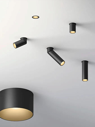 Потолочный светильник Vibia Bind Solo 6702 Black Bind Solo 670211/8Z