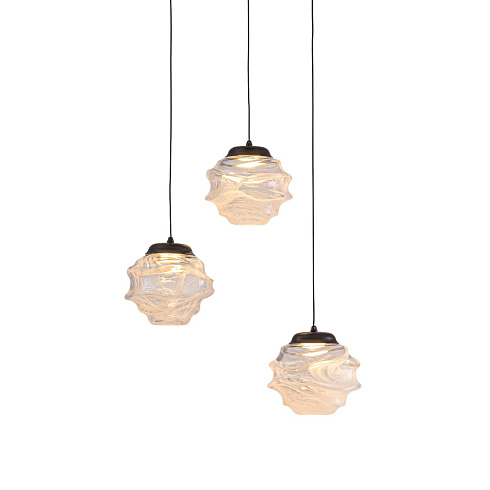 Подвесной светильник Delight Collection MD25030003-3A matt black/clear MD25030003
